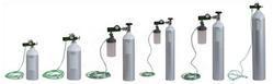 White High Pressure Aluminum Oxygen Cylinder