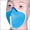 Washable Mask Model No. Dm-6 - Non-Woven Material, Blue Color | Antipollution Design for Enhanced Everyday Protection
