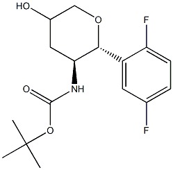 Tert-Butyl 2R 3S -2- 2 5-Difluorophenyl -5-Hydroxytetrahydro-2H-Pyran-3-Y Arbamate - Application: Pharmaceutical Industry