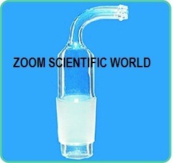 Adapters Cone To Rubber Tubing Right Angle Connection - Glass Material, Cone Size 170/01 B to 170/06 B, Transparent Color | Designed for Chemical Laboratory Use