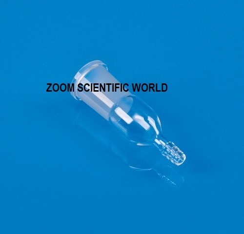 Adapters Cone To Rubber Tubing Straight Connection - Glass Material, Cone Sizes 175/01 B to 29175/06 B, Transparent Color | Laboratory Usage