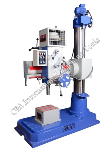 Heavy Duty Radial Drill Machine - Electric Automatic Operation, Blue Color | 1 Year Warranty, Ideal for All Industrial Uses