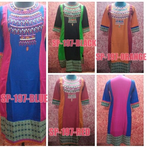 Mirror Work Kurti