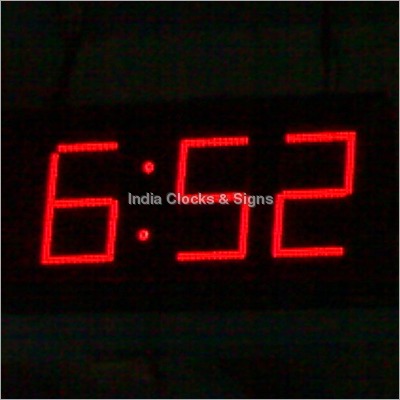 Black Led Digital Clock