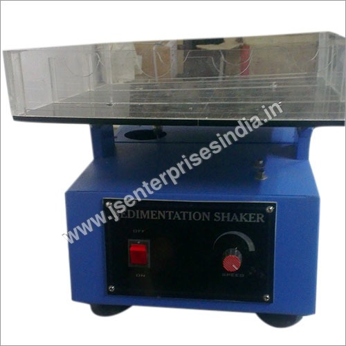 Lab Sedimentation Shaker - Compact Design, Sturdy Build | Manual Control, Tabletop Mounting, Electric Power Supply for Shaking & Mixing Sediment Samples