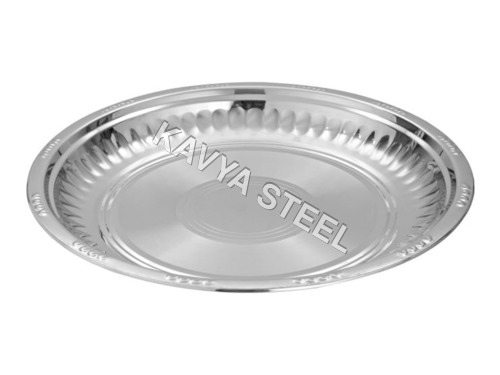 स्टेनलेस स्टील की थाली