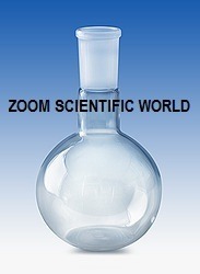Flasks - Glass, Round Bottom with Short/Medium Neck, Various Capacities 100-5000mL | Transparent, Laboratory Usage