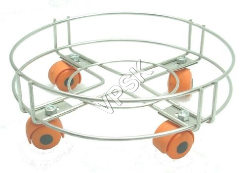 Stainless Steel Cylinder Trolley
