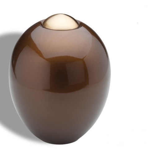 घुमावदार कांस्य पीतल कलश