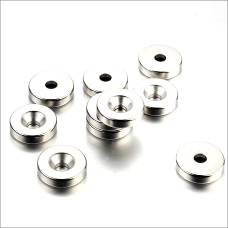 NdFeB Counter Sunk Magnet - Permanent Magnet, Rectangular Shape | Exceptional Magnetic Properties, Resistance to Early Demagnetization, Precise Measurement
