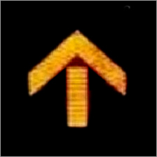 पीला तीर सीधा