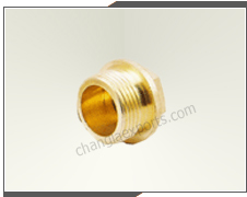 Brass Plug - Polished Round Shape, Different Sizes Available | Golden Brass Material for Pipe Fittings in Industrial Applications