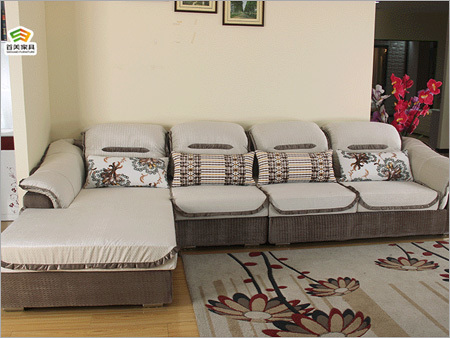 गोल कोने का सोफा