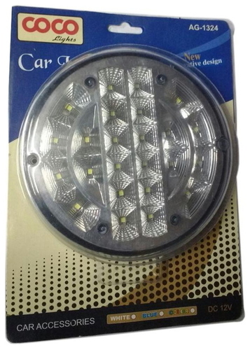 White Coco Gold Car Round Interior Led Light