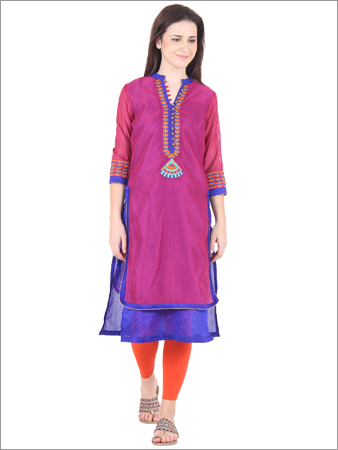 प्रिंटेड जॉर्जेट कुर्तिस