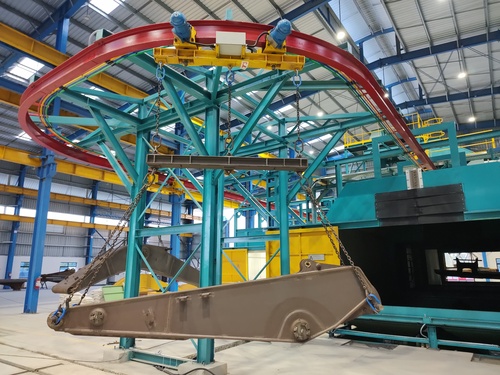 Electric Hanger Shot Blasting Machine