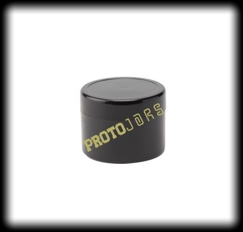 65 ml Cream Jars - Polypropylene Material, Opaque Black Color | Lightweight, Breakage-Free, Injection Molding Design, Standard Dimensions