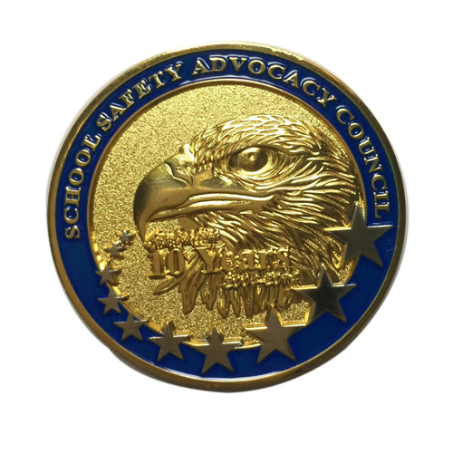 Souvenir Coin - Brass, 45mm | Enamel Plated Gold, Light Weight, Stunning Design, Diverse Designs and Sizes for Keepsake or Gift
