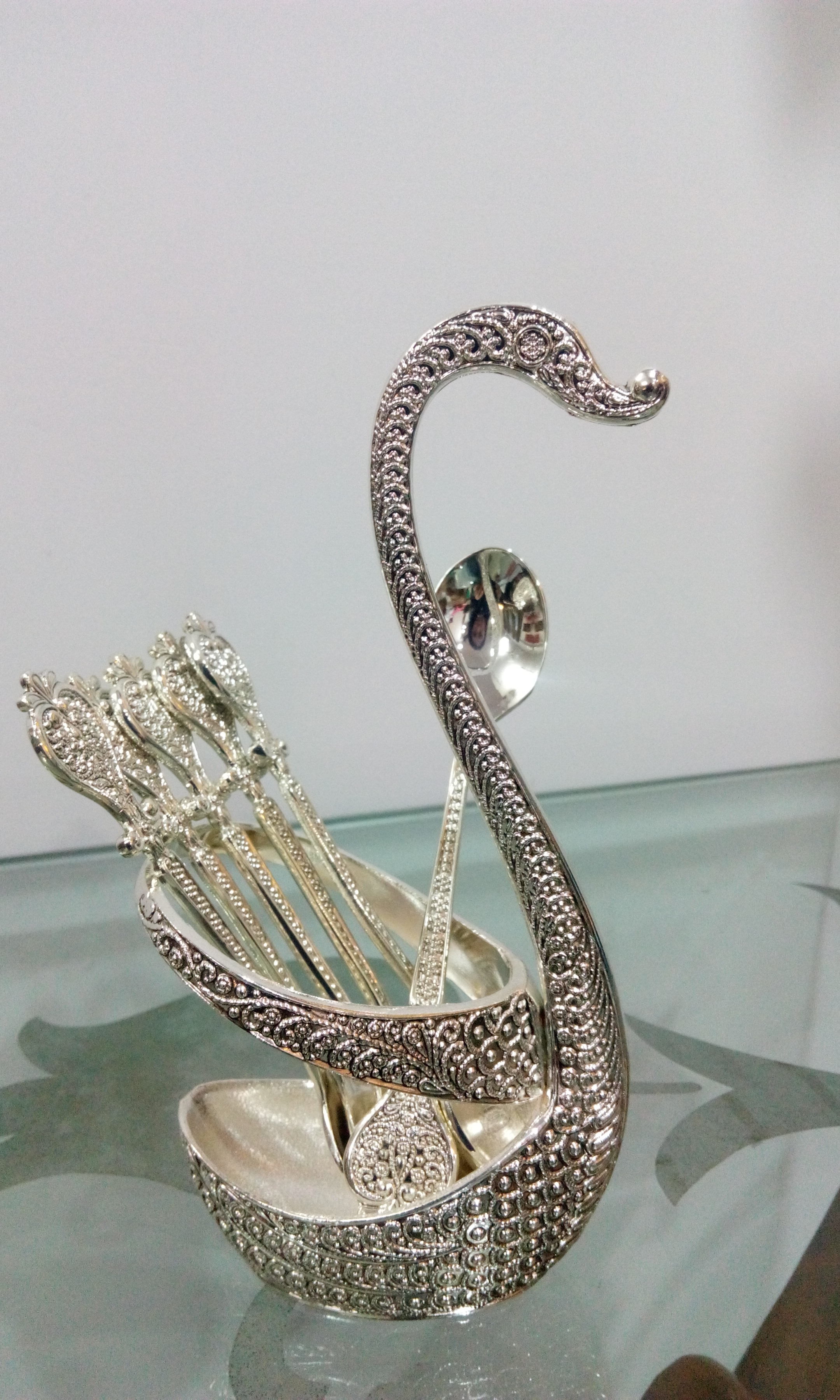 German Silver Spoon Set