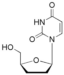 2',3'-Dideoxyuridine C9H12N2O5