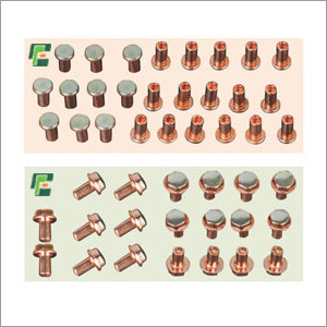 हेक्सागोनल बाइमेटल संपर्क रिवेट्स