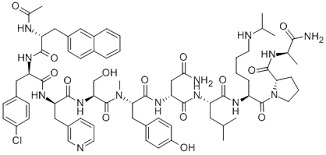 Abarelix Acetate - C72H95ClN14O14, 98% Purity, White to Off-White Powder, Non-Toxic Peptide Antagonist for Advanced Prostate Cancer Treatment