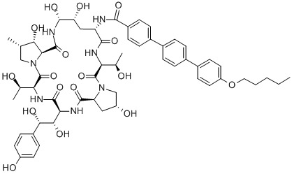 Anidulafungin - Pharmaceutical Grade Antifungal, C58H73N7O17 Molecular Formula, Non-Poisonous White to Off-White Powder with 98% Purity
