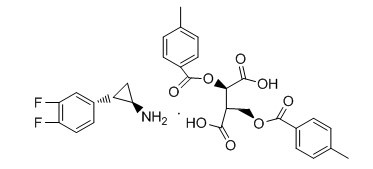 (1R-2R)-2-(3,4-Diflrorophenyl)Cyclopropanamine(2R) C13H15F2No6.