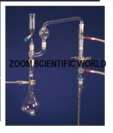 Kjeldhal Distillation Assembly - Glass, 1000 ml/500 ml Kjeldhal Flask, Two/Three Neck Adapters, Vertical/Sloping Splash Head, Liebig Condenser, Transparent | Versatile for Chemical Laboratories