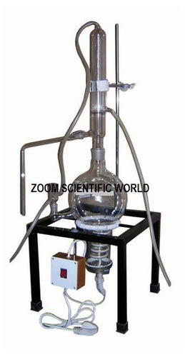 Automatic Electrically Heated All Glass Distillation Apparatus - 3 to 10 Litre Capacity, Transparent Glass Construction, 220/230 Volt | Automatic Cut Off Device Options Available