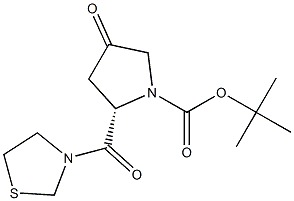 (2S)-4-Oxo-2-(3-Thiazolidinylcarbonyl)-1-Pyrrolidinecarboxylic Acid tert-Butyl Ester - CAS 401564-36-1, White to Off-White Crystalline Powder, Pharmaceutical Grade, Stable and Soluble in Water and Ethanol