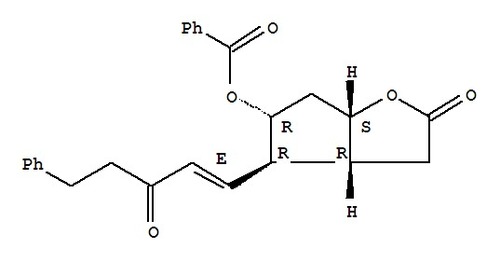 (3AR,4R,5R,6aS)-2-Oxo-4-((E)-3-Oxo-5-Phenylpent-1-En-1-Yl)Hexahydro-2H-Cyclopenta[b]Furan-5-Yl - C25H24O5, Pharmaceutical Grade Crystalline Powder with 98% Purity, Ideal for Research and Development Use