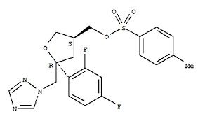 (5r-cis) -टोल्यून-4-सल्फोनिक एसिड 5- (2,4-डिफ्लुओरोफ़