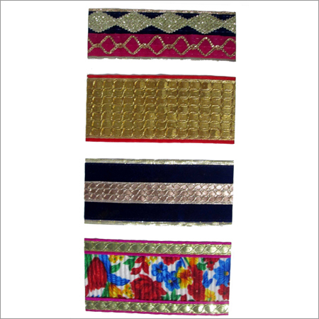 Multicolor Border Fancy Lace