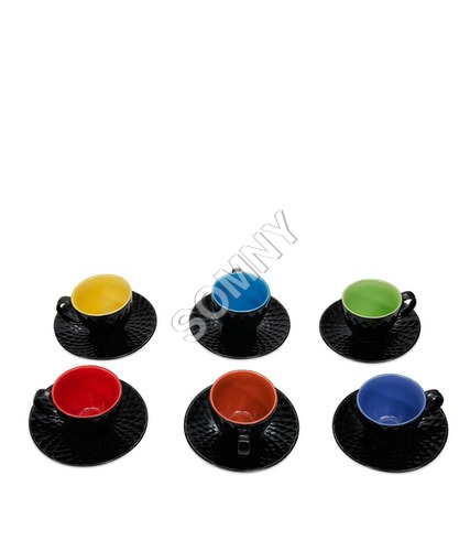 वाइब्रेंट कप और saucer शाइन