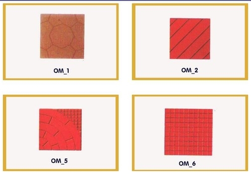 Chequered Tiles Mould - Plastic Material, Square Shape for Tile Making | Weighs 100-1000 Grams