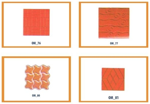 Chequered Tiles Mould - Plastic Material, Height 40-150 mm, Weight 150-2000 g | Square Shaping Mode for Tile Creation