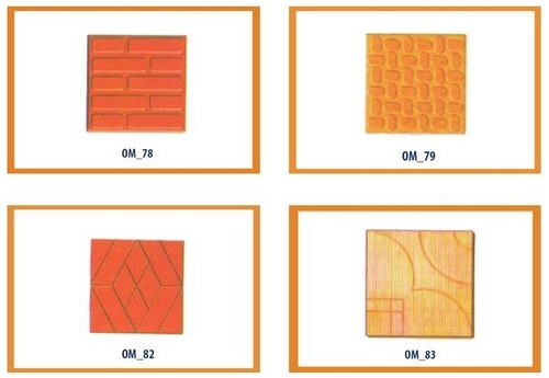 Chequered Tiles Mould - Plastic, Height 40 to 150 mm, Weight 100-2000 g | Square Shaping Mode, Ideal for Making Various Tile Designs