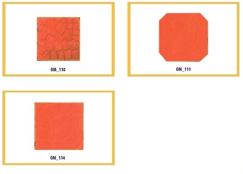 Chequered Tiles Mould - Plastic Material, 12 x 12 Inch Size | Square Shaping Mode, Lightweight 200-2000 Grams