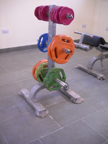 Vertical Plate Tree - Heavy-Duty Steel Rack, Adjustable for Shoulder Muscle Gain | Manual Operation for Commercial Use