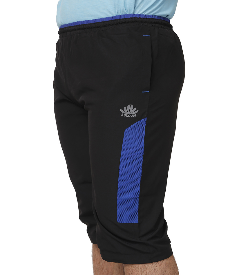 Men's Capri (Black & Green) - Polyester Material, Size: L, M, Xl, Xxl | Tear-resistant, Elegant Design, Skin-friendly, Gorgeous Pattern