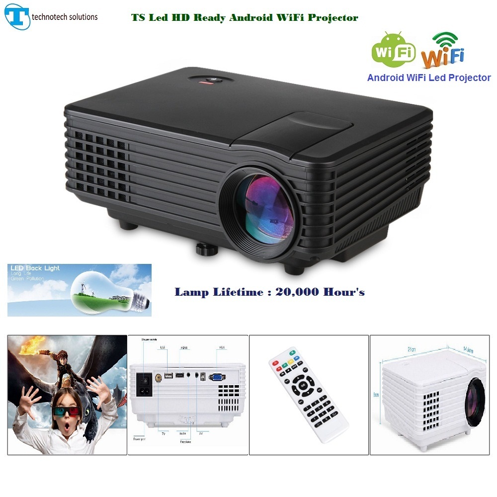 Led Hd Ready Android Wifi Projector