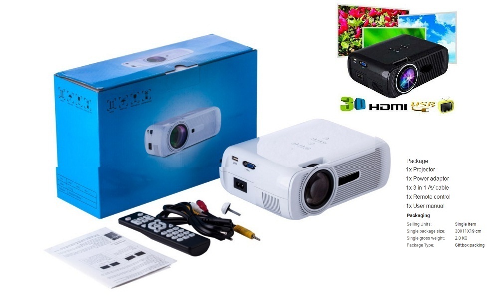 Everycom X7 Led Hd Ready Projector