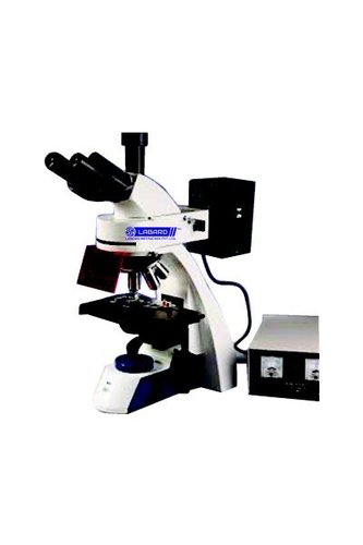Trinocular Microscope - Metal Body, 360 Rotate 45 Incline Head, Variable Intensity LED/Halogen Lamp | Wide Field Eyepiece WF10x/18mm, Quintuple Nosepiece, Coaxial Coarse/Fine Focus System, Anti-Fungus Coated Optics