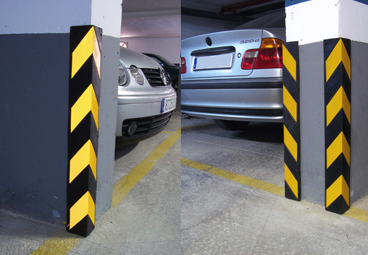 Rubber Column Guard 8mm Size: 800 Mm