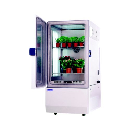 Plant Growth Chamber - Stainless Steel, Model Specific Dimensions | Solid State Digital Temperature Control, Electronic Humidity Control, Fluorescent Illumination