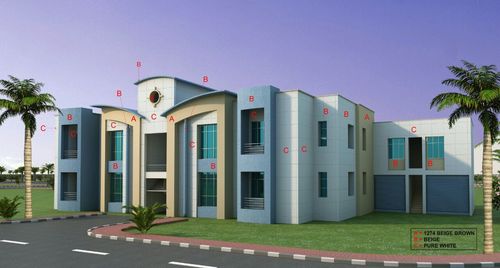 Structural Glazing System - Rectangle, 8x4 Feet, 0.5mm Thickness | UV Protection, Ideal for Exterior Applications