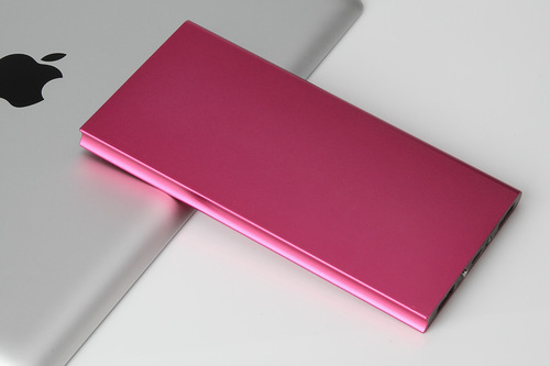 Ultra Thin Gold Silver Power Bank