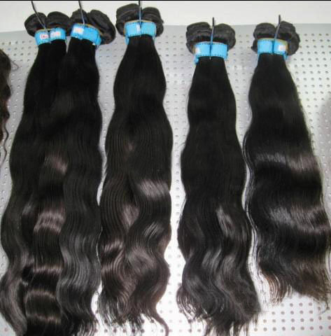Raw Human Hair - 254-812.8 cm Length, Black Color | 0.05 kg Remy Indian Hair