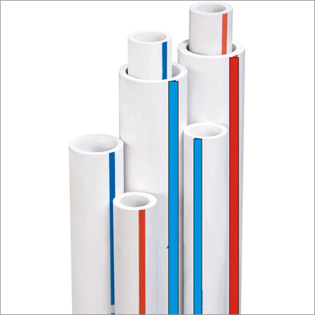 White-Red And White-Blue Pvc Pipes